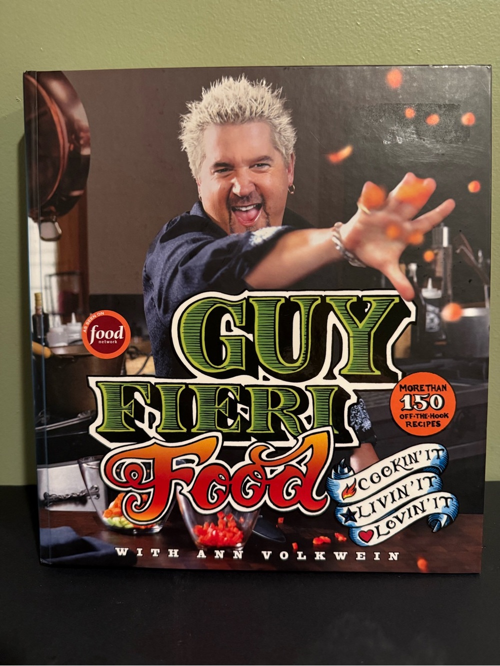 Guy Fieri Food Cookbook Hardcover More Than 150 Off-the-Hook Recipes